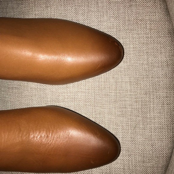 J. Crew Leather High-Shaft Stacked-Heel Boots II Size 7.5M || NWOT - Picture 4 of 8